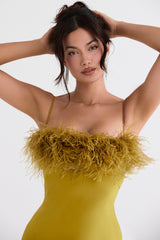 Renee Chartreuse Maxi Dress