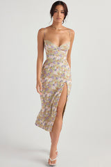 Charlotte Peony Print  Midi Sundress