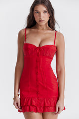 Luci Cherry Corset Dress