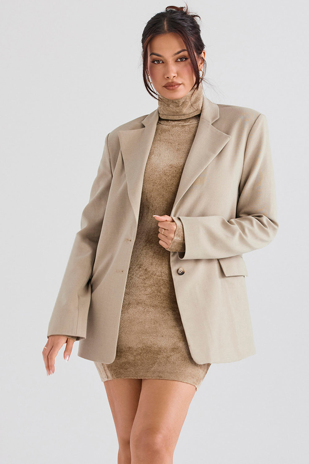 Aline Mink Oversized Blazer - SALE