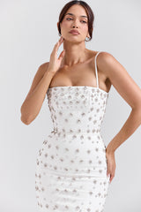 Martine Ivory Embellished Corset Wedding Gown