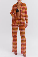 Mistress Rocks Multicolour Knit Trousers - SALE