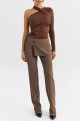 Mistress Rocks Earth Skirt Panel Trousers - SALE