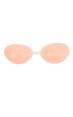 Silicon Front-Fastening Invisible Bra - Beige