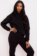 Halo Ink Cotton Fleece-Back Oversized Hoodie