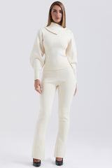 Nereida Cream Cashmere Blend Trousers - SALE