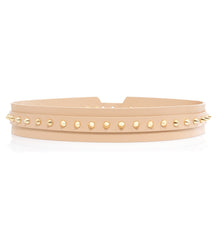 Moneymaker Tan Studded Waist Belt