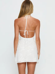 Laurana Tie Back Mini Dress White