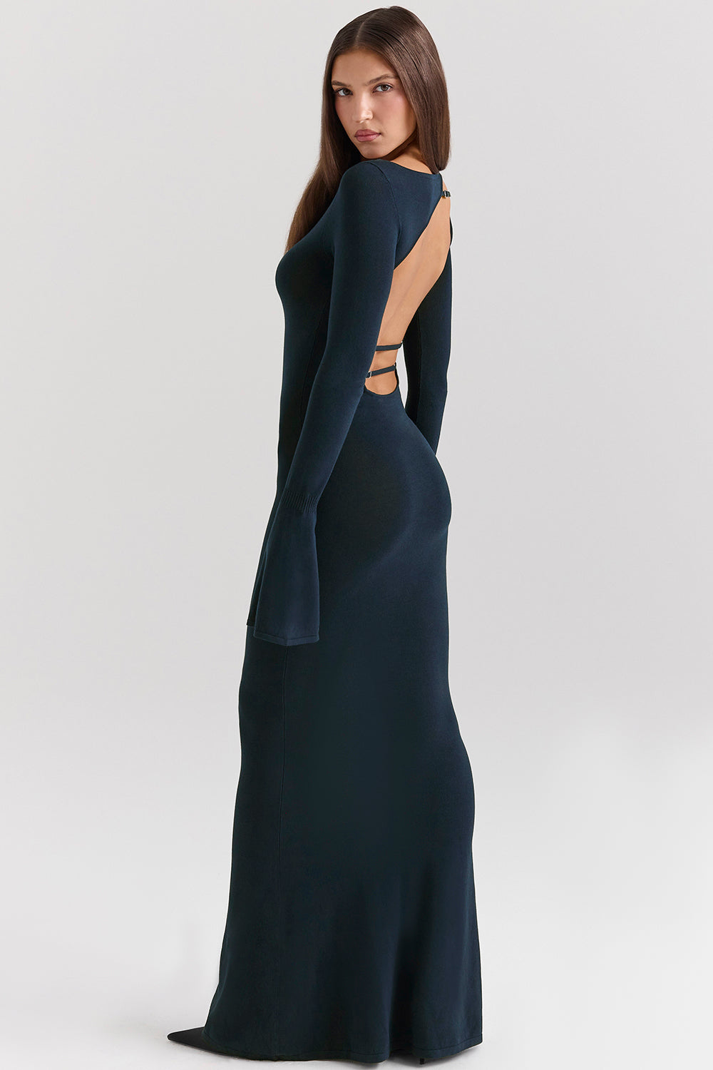 Christiane Midnight Blue Maxi Dress