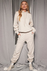 Sky Oatmeal Fleece Back Jogging Trouser