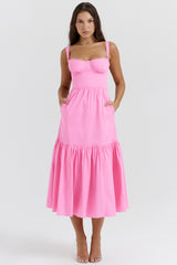 Elia French Pink Midi Sundress