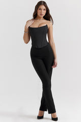 Genevieve Black Lace Back Corset