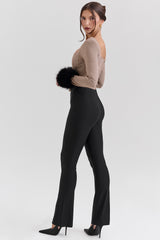 Antonia Brown Puppytooth Corset Top - SALE