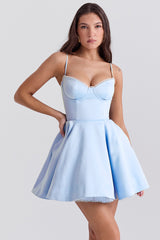 Minimoiselle Cinderella Blue Tulle Mini Dress