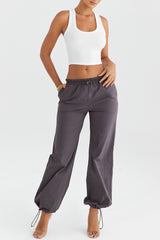 Mistress Rocks Slate Parachute Trousers - SALE