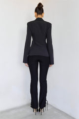 RiskyMistress Rocks  Black Cutout Trousers - SALE