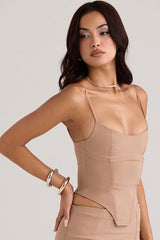 Flavia Beige Sculpting Corset