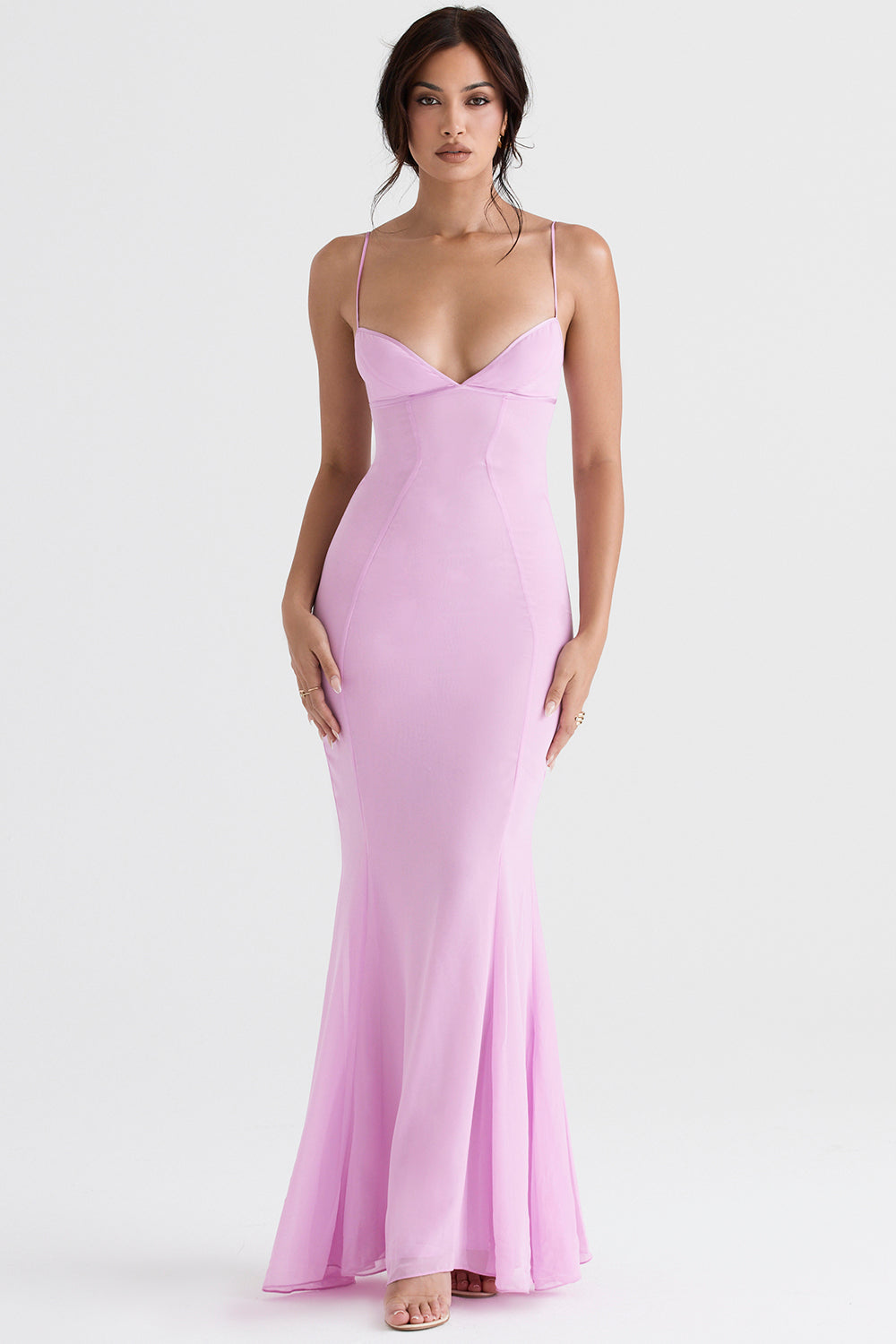 Loren Pink Maxi Dress