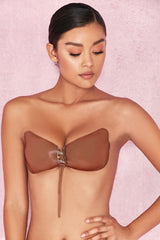 Silicon Push Up Invisible Bra - Caramel
