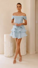 Lanelle Mini Dress - Blue