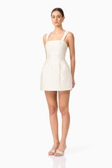 Galadirel Mini Dress in White