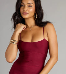 Wild Card Cutout Bodycon Mini Dress