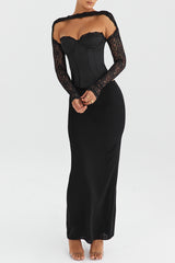 Mistress Rocks Black Maxi Skirt - SALE