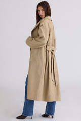 Marais Camel Belted Full Trench Coat
