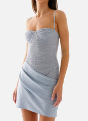 Romy Mini Dress - Grey