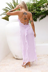 Station Of Luxe Midi Dress Lilac