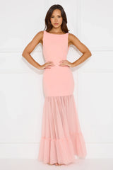 Chic Whispers Maxi Dress Pink