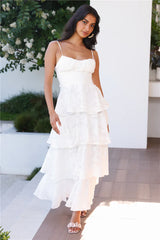 Thriving Now Maxi Dress White